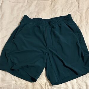 lululemon athletica Men's Teal Pace Breaker Running Shorts